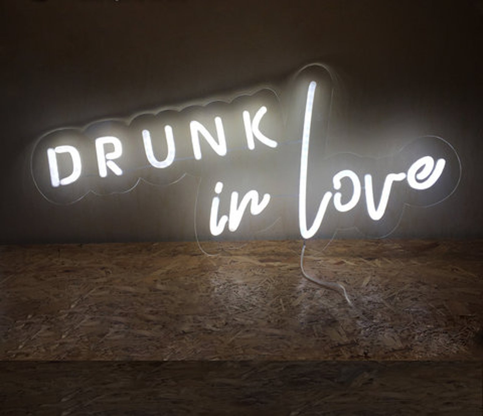 Drunk In Love Neon Light Love Neon Light Personalized Neon | Etsy