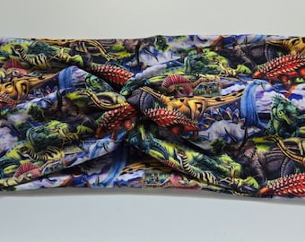Dinosaurs Twisted Headband
