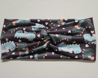 Dinosaur Twisted Headband