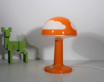 Vintage IKEA Orange Skojig table lamp cloud lamp