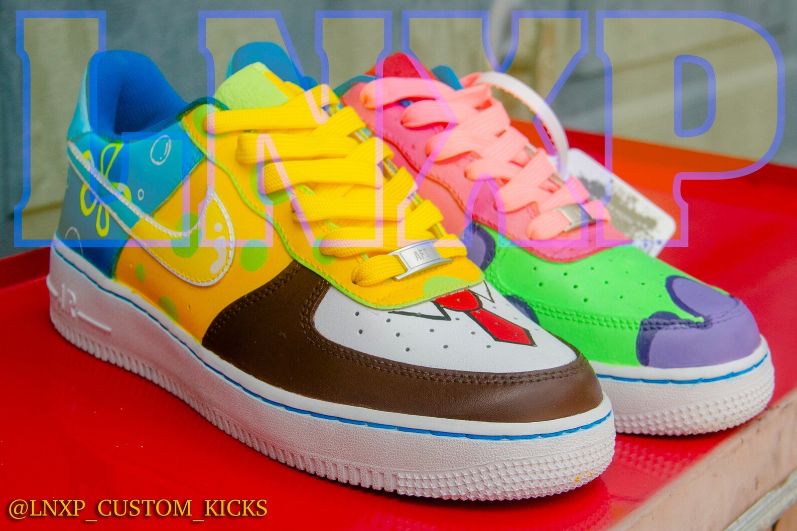 spongebob and patrick air force 1