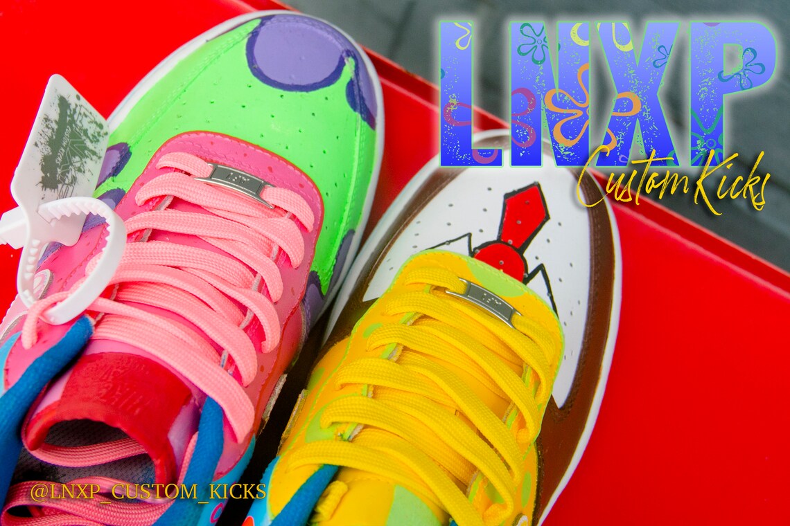 spongebob and patrick af1