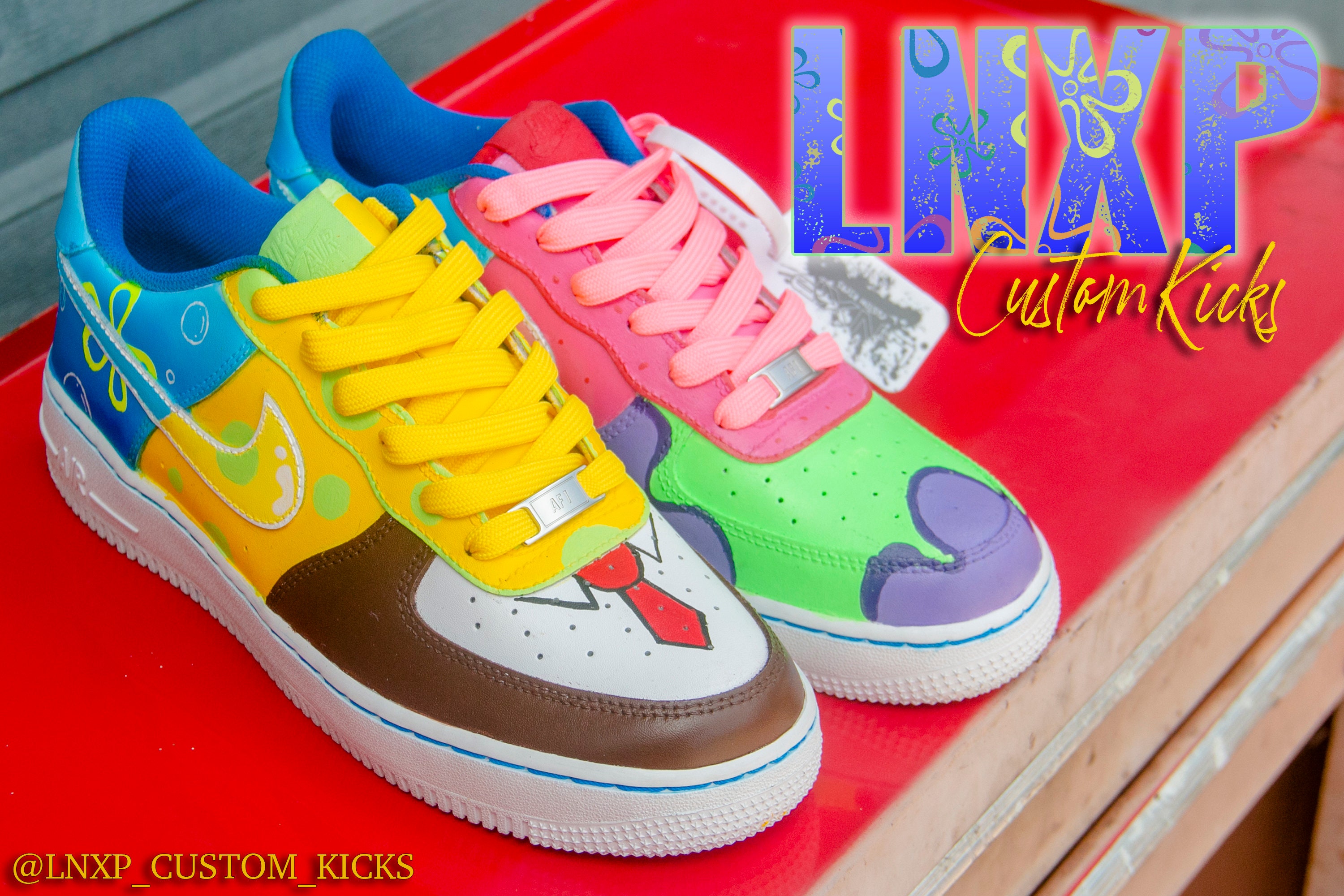 Air Force 1 LV Rainbow Custom  Confection Française – HD Custom