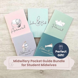 Student Midwifery Pocket Guides | Antenatal, Labour, Postnatal Care Bundle