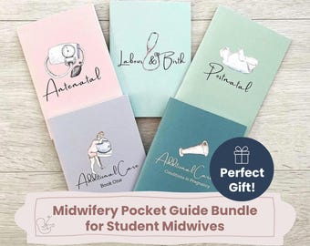 Student Midwifery Pocket Guides | Antenatal, Labour, Postnatal Care Bundle