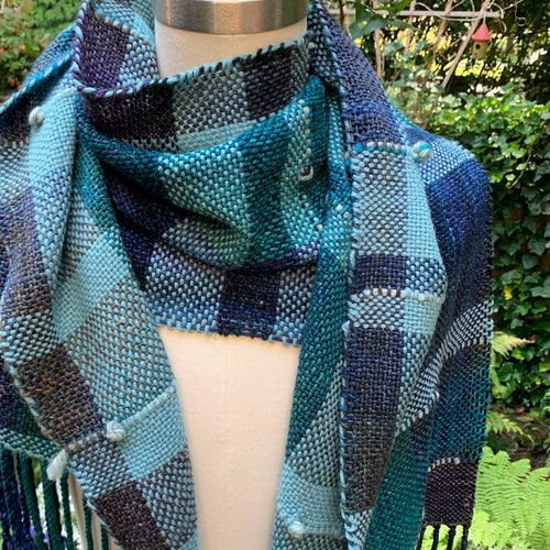 Handwoven cozy and soft top scarf/wrap 14 x80