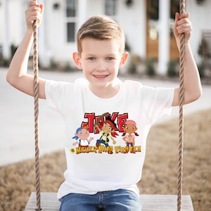 Jake Never Land Pirates Tshirt / Boys Tshirt / Jake Tshirt / Jake Neverland Pirates / Pirate tshirt / Free Shipping / Jake Tee