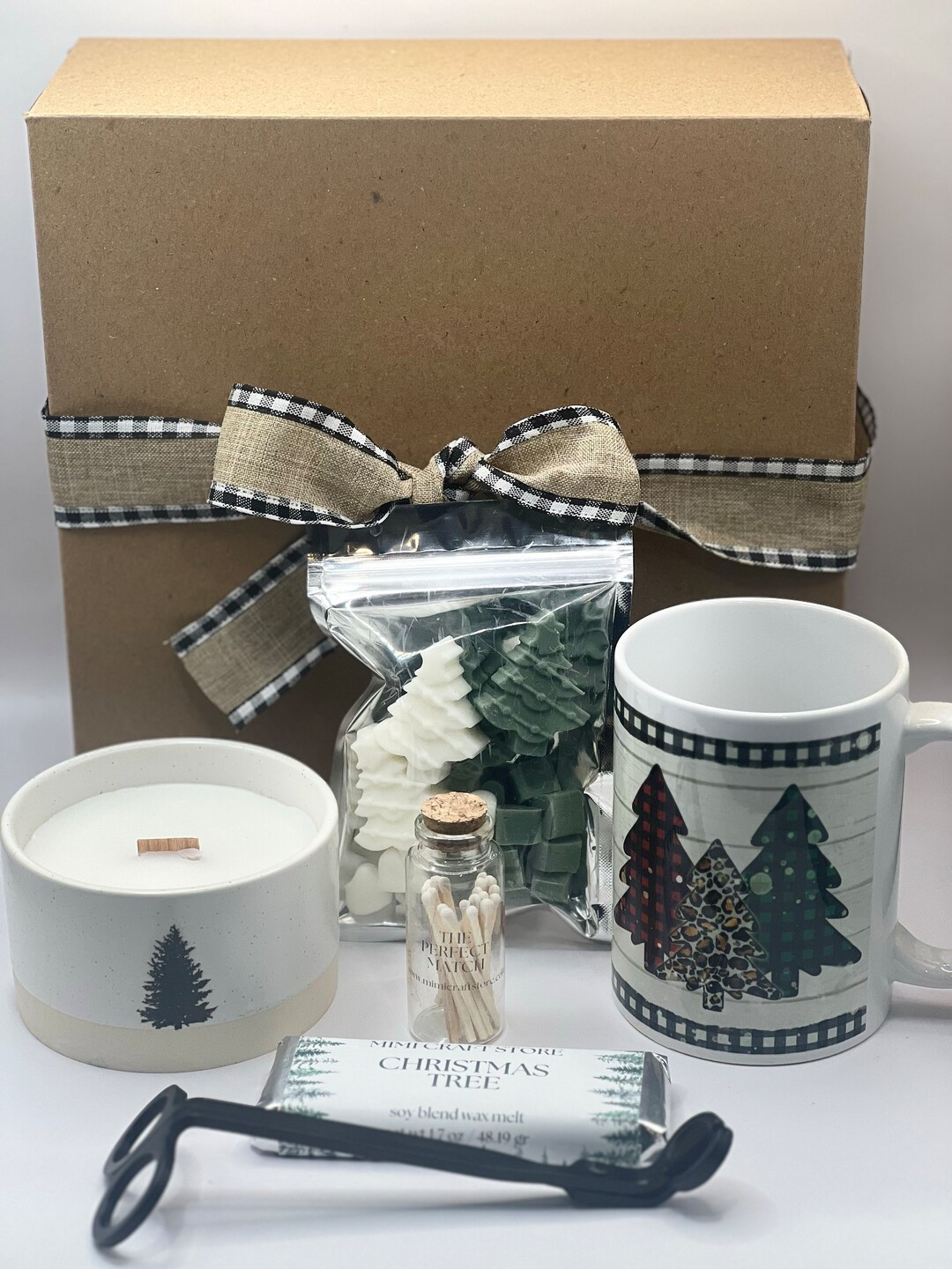 Christmas Candle Box Set Holiday Candle Gift Box perfect Etsy