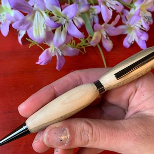 Mooie handgemaakte houten pen met gratis geschenkdoos