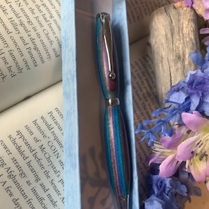 Mooie handgemaakte houten pen met gratis geschenkdoos