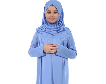 One-Piece-Langarm islamischen Gebet Dress & Gebetsteppich & Beads Islamisches Set Muslim-Kleider für Frauen