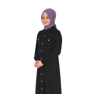 Denim Kid Abaya, Girls Muslim Dress, Eid Clothes For Girls, Jilbab, Jalabiya, Islamic Kid Hijab Dubai Little Girl Abaya, Denim Abaya Turkish