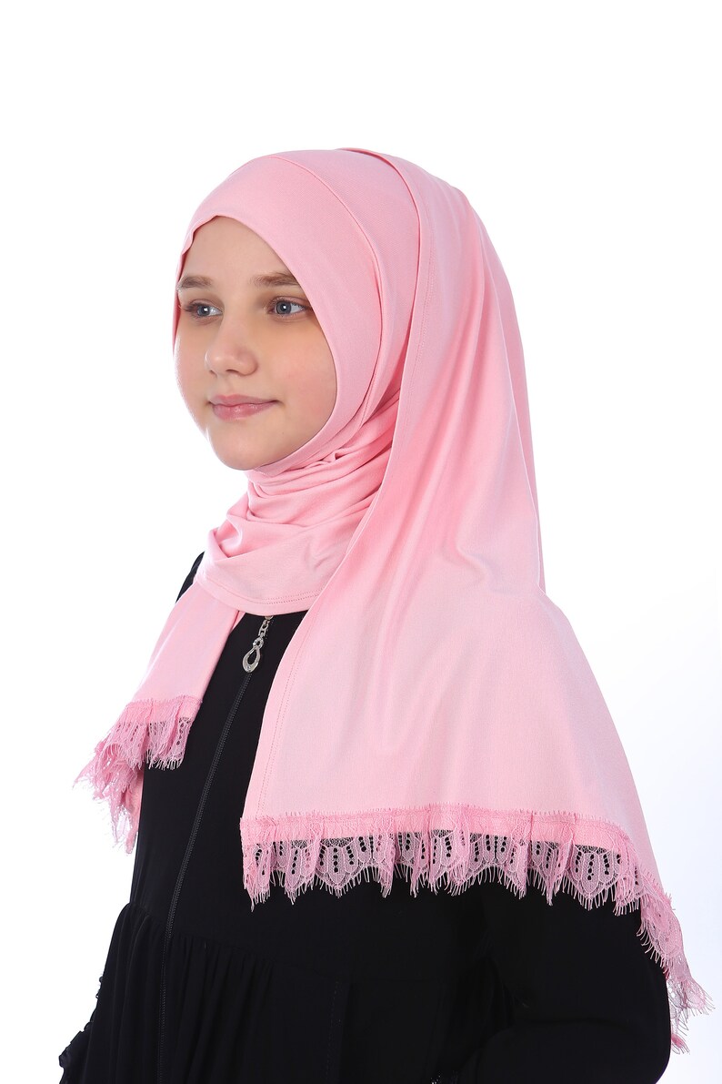 Green Practical Scarf Children's Head Scarf Kids Hijab Etsy