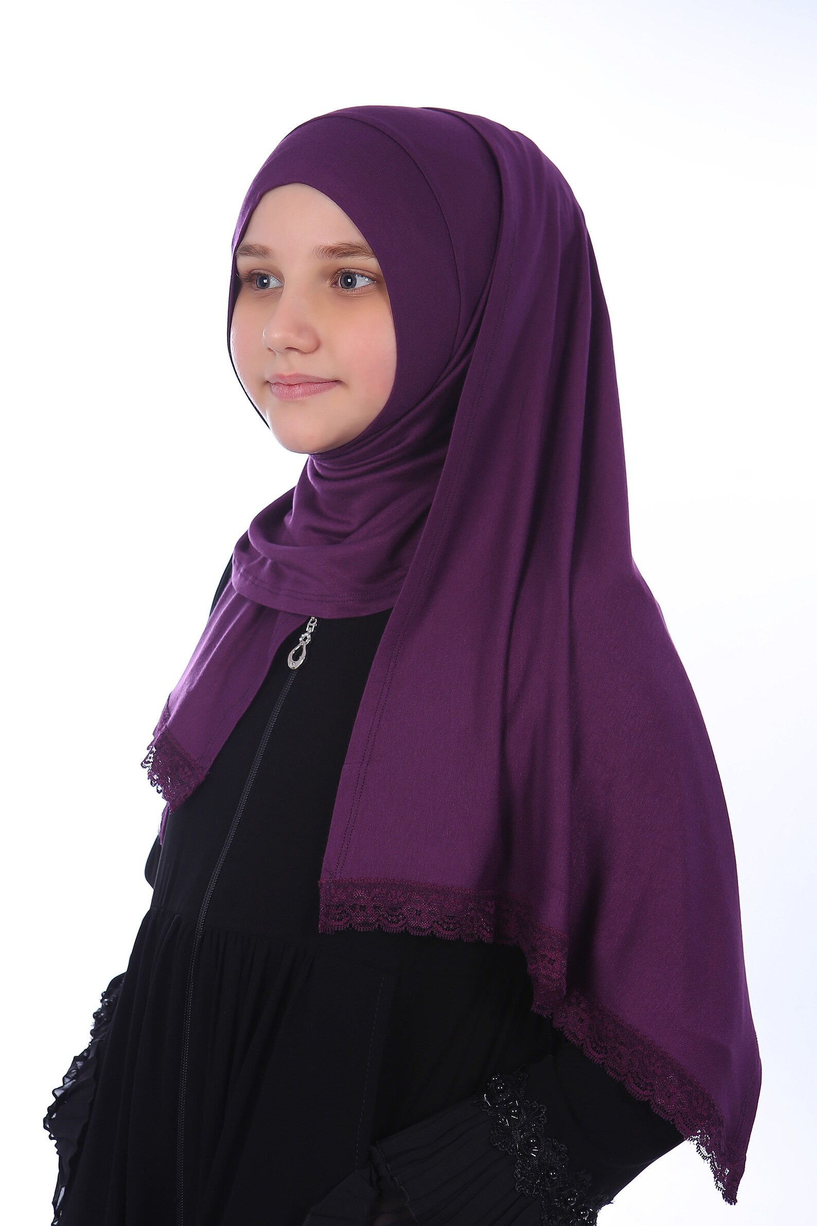 Green Practical Scarf Children's Head Scarf Kids Hijab Etsy