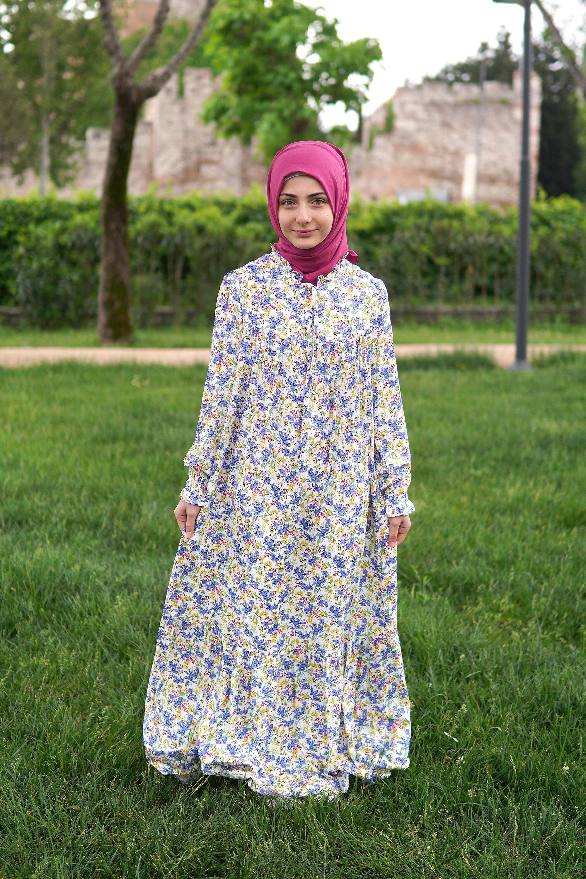 MevlanaKidsAbaya Kids Abaya Muslim Girl Dress White Kids Hijab Child Muslim Kids Cloth Girls Abaya Eid Dress Arabic Abaya 8 9 10 11 12 13 14 Age Jilbab