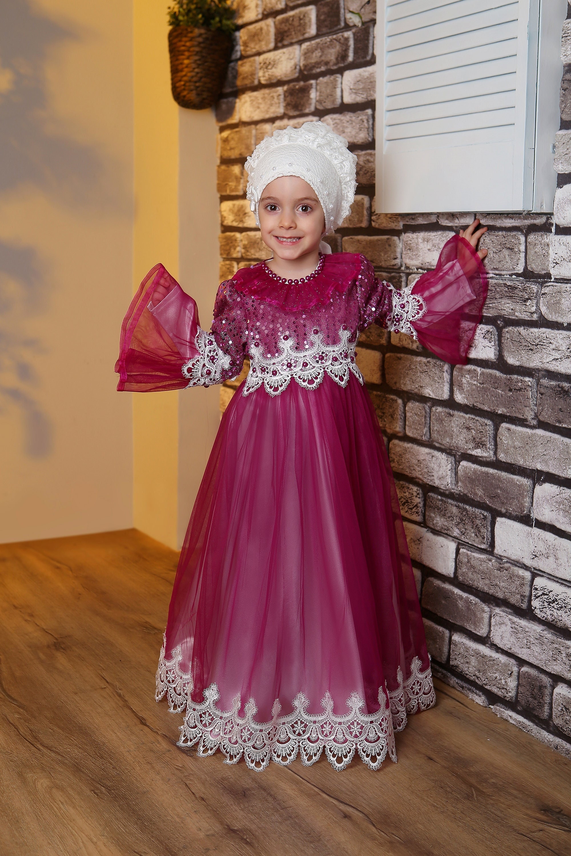 Girls Fairy Tale Gown For Wedding | Formal Party Dress For Girls