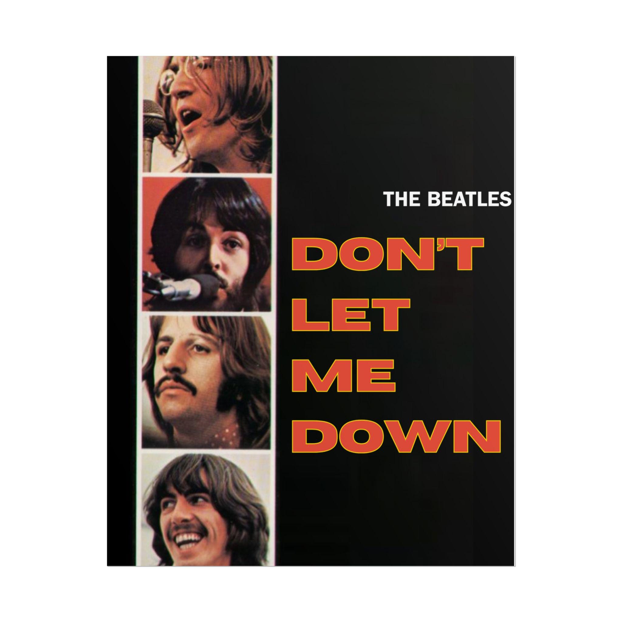 Beatles Let It Be Poster - Etsy