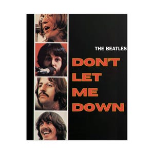 Beatles Let It Be Poster - Etsy