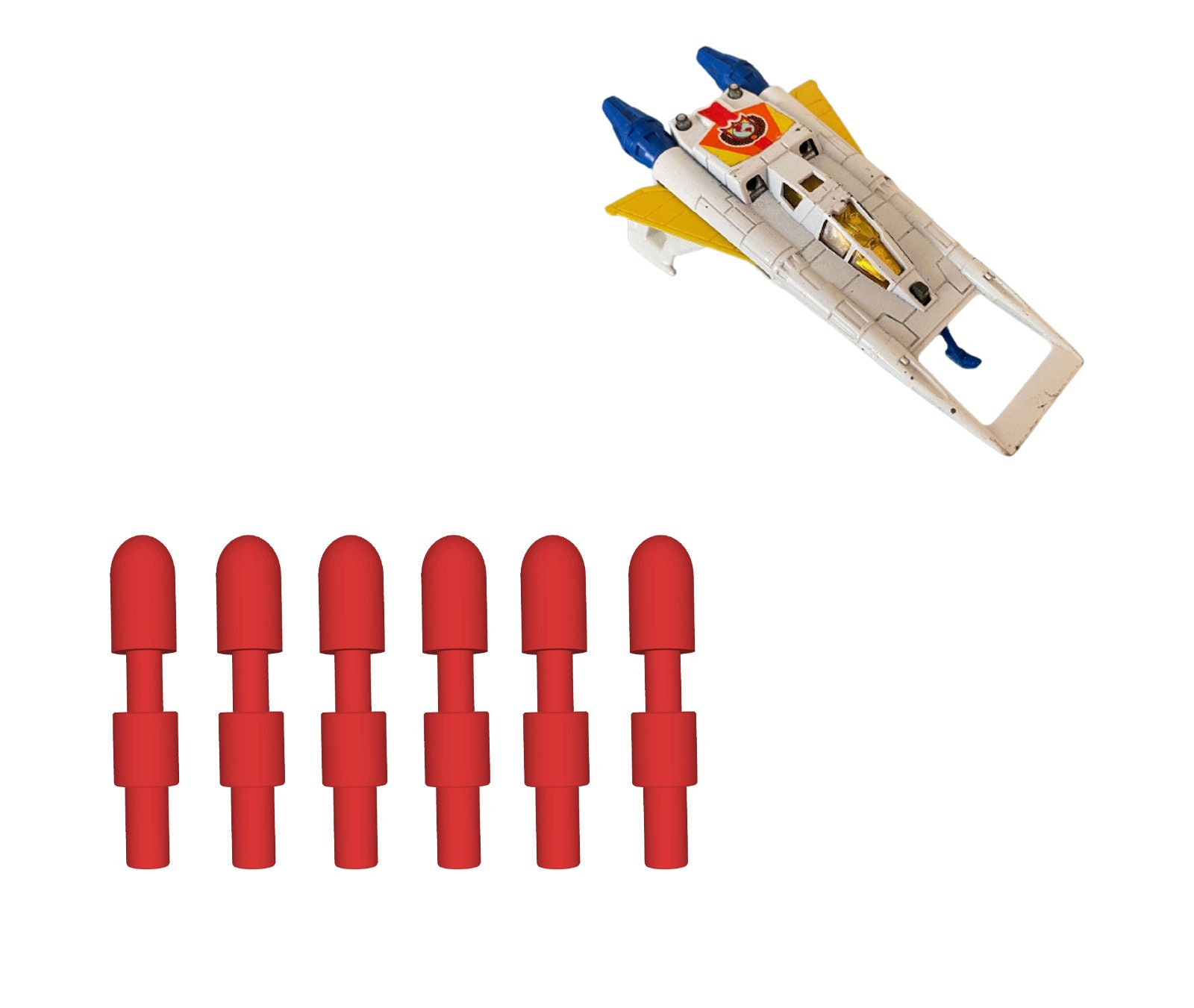 Corgi Buck Rogers Starfighter Raketen Raketen X6 Reproduktion