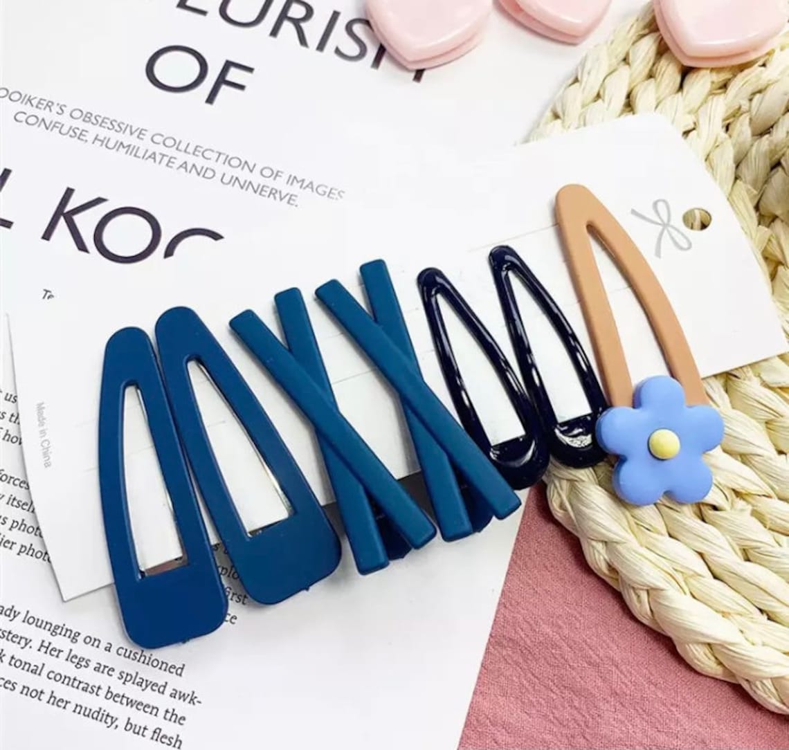 Lindos clips para el cabello Etsy