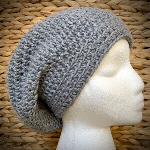 Slouchy Beanie Hat Crochet (4 colors available)