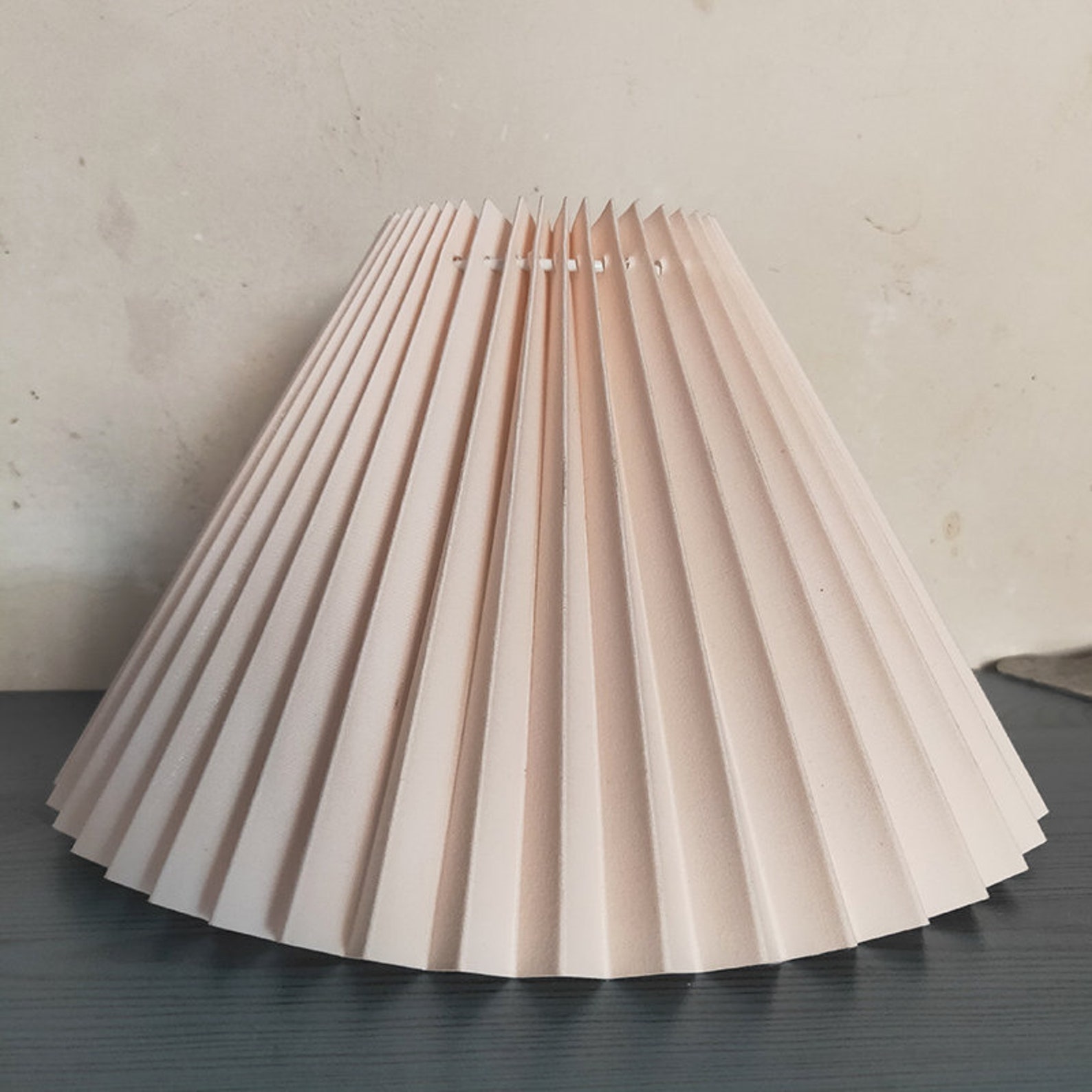 Pleated Lamp Shades Colorful Pleated Lampshade For Table Etsy