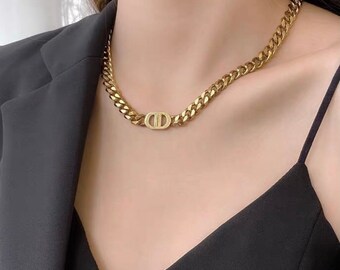 cd christian dior necklace