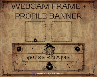 Kitchen Witch Twitch Stream Overlay Package Animated Stream