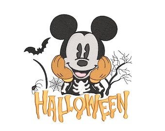 Halloween Mickey Embroidery Design