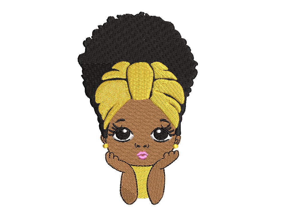 African american girl machine jessecmault design etsy African american girl machine jessecmault design etsy