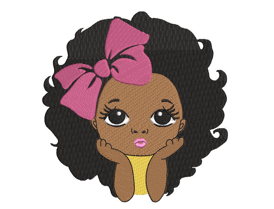 African american girl machine jessecmault design etsy African american girl machine jessecmault design etsy