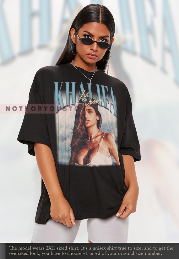 MIA KHALIFA Sexy T-shirt Mia Khalifa Tshirt Adult Actress - Etsy