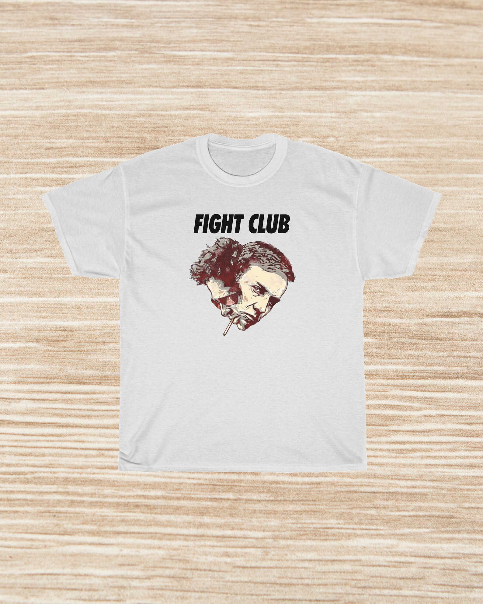Fight Club Tyler Durden Unisex Heavy Cotton TShirt / Movie