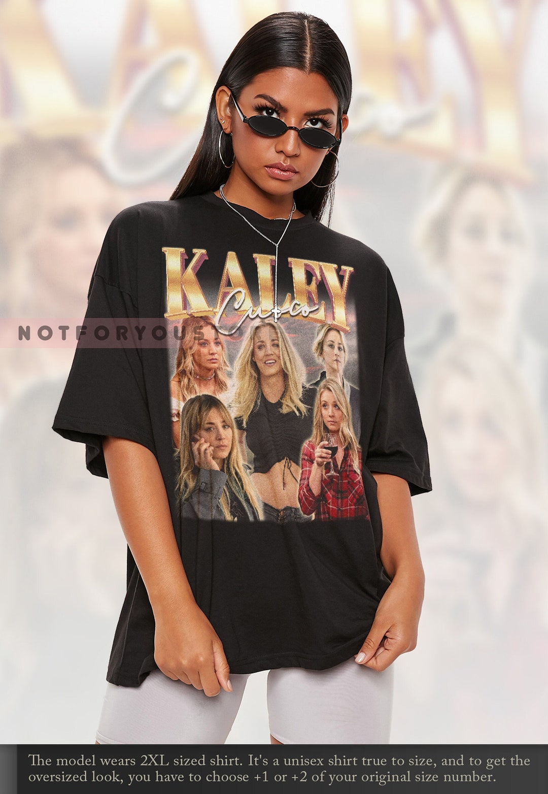 KALEY CUOCO Vintage Shirt Kaley Cuoco Rap 90s Hip-hop Style - Etsy