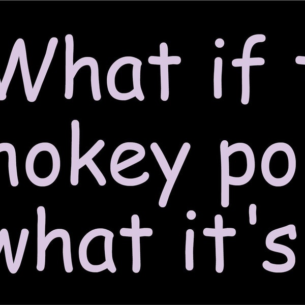 Hokey Pokey funny bumper sticker