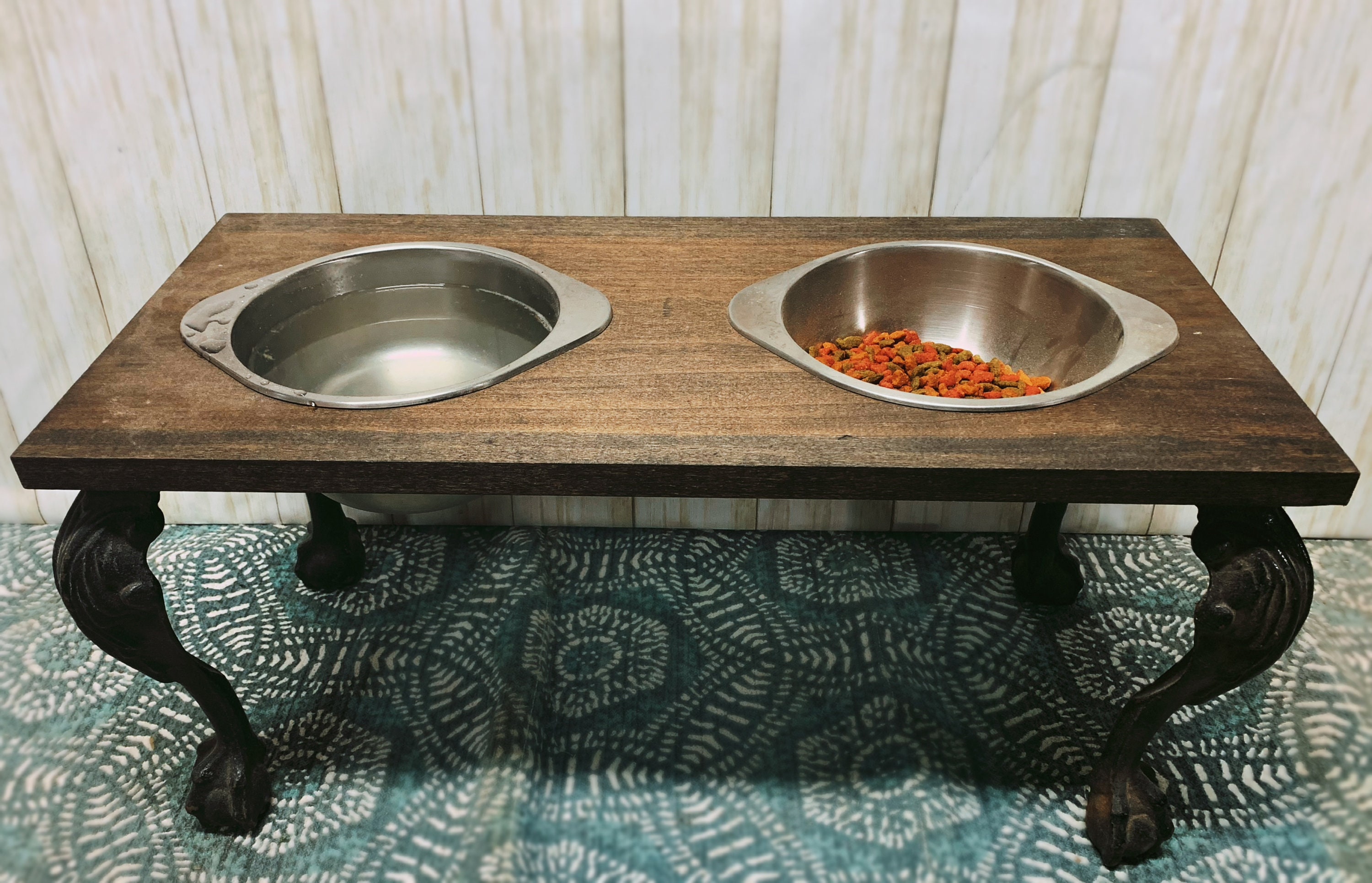 Pet Feeding Stand/Pet Feeder&Waterer/Wooden Feeding Stand Etsy