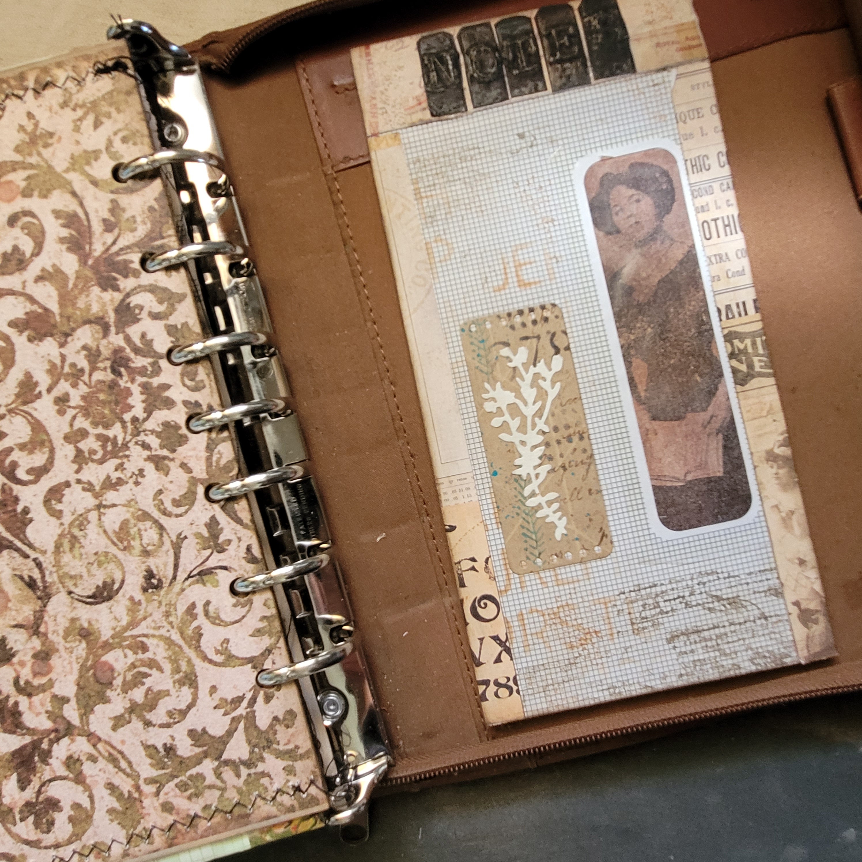 Vintage Planner Junk Journal - Timeless Elegance Meets