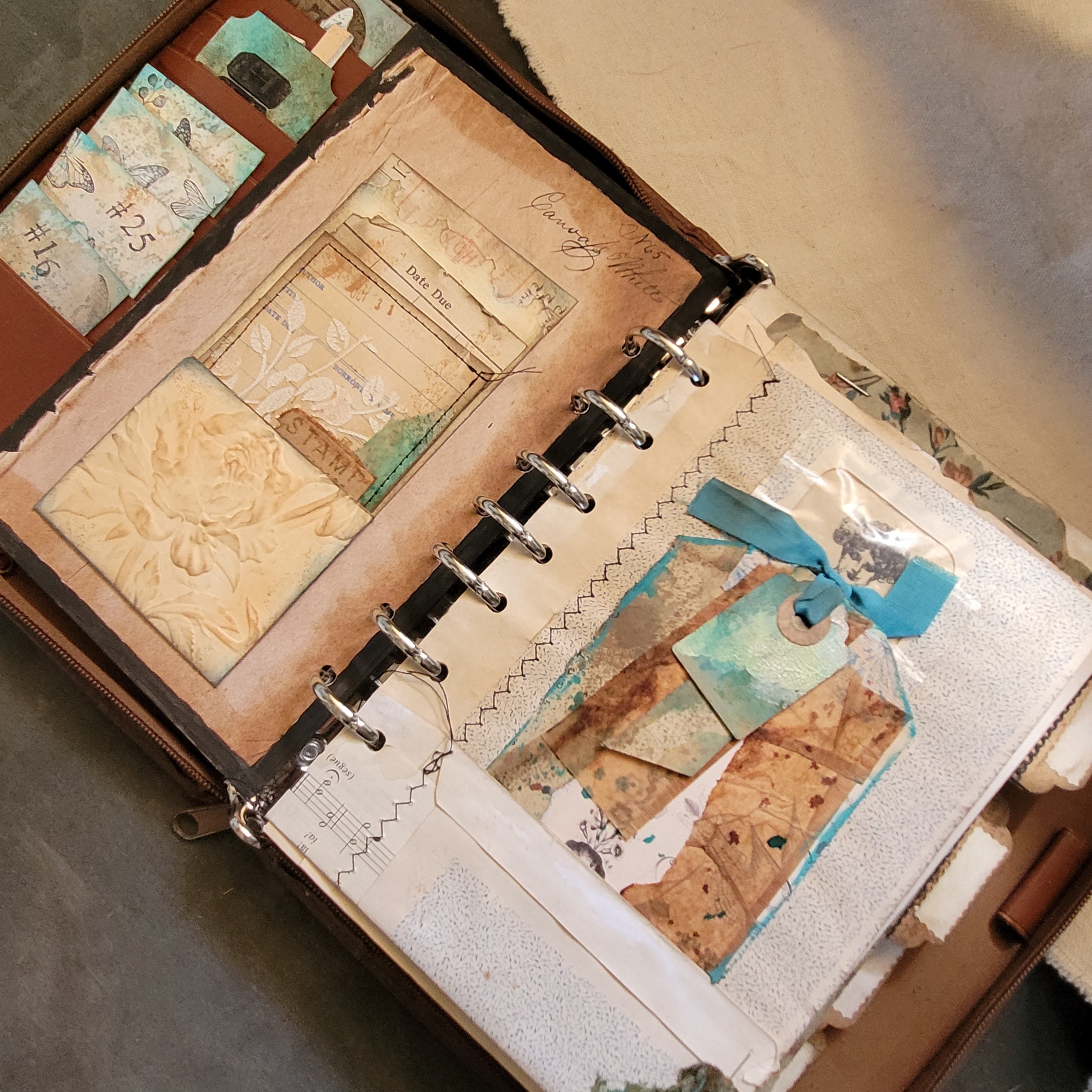Vintage Planner Junk Journal - Timeless Elegance Meets