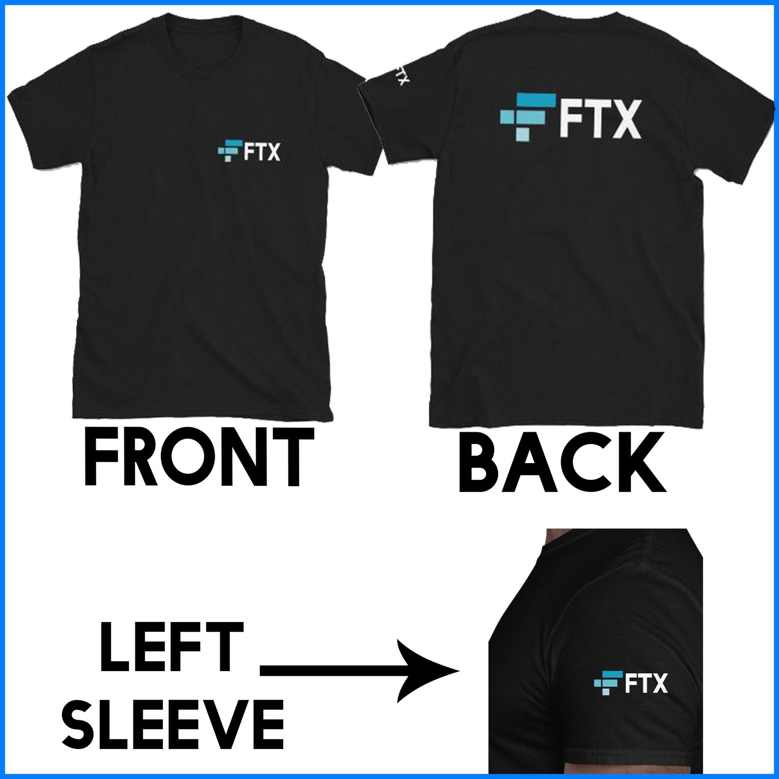 FTX On Umpire Shirt Ftx Shirt Front Back Left Sleeve Etsy