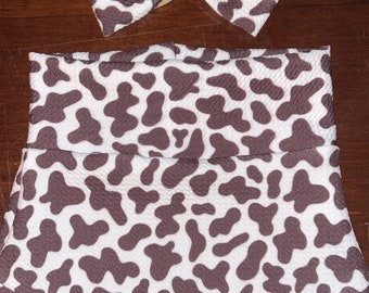 Conjunto de bummie de vaca