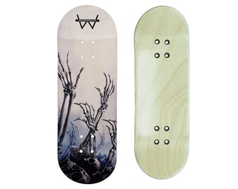 Woodenblack Hellie Pro Fingerboard Deck - 32mm to 34mm - Handmade & High Quality