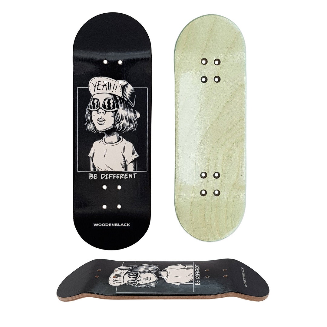 Woodenblack Be Different Pro Fingerboard Deck 32mm to 34mm -  Israel
