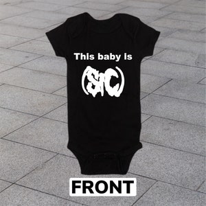This Baby Is Sic Knot Heavy Metal Baby Bodysuit Baby Shower Gift