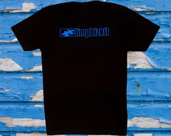 Camiseta de música heavy metal de la banda Limp Bizkit Nu Metal