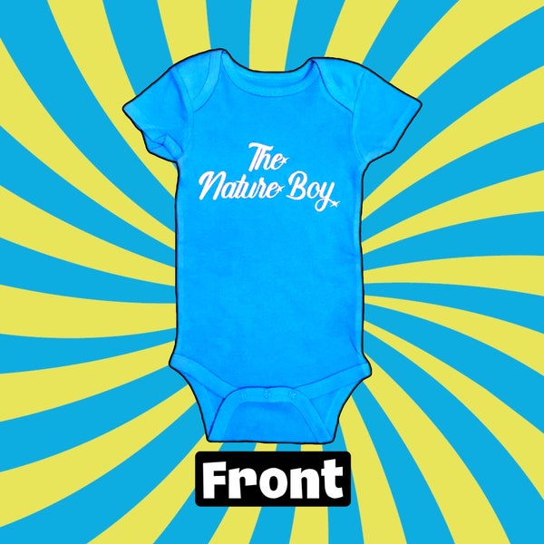 The Nature Boy Ric Flair Inspired Wrestling Baby Onesie Bodysuit Baby Shower Gift