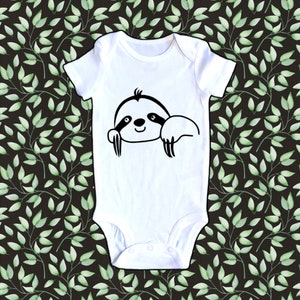 Sloth Bodysuit Baby Shower Gift