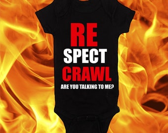 Respect Walk ¿Estás hablando conmigo Heavy Metal Rock and Roll Music Body Baby Shower Regalo