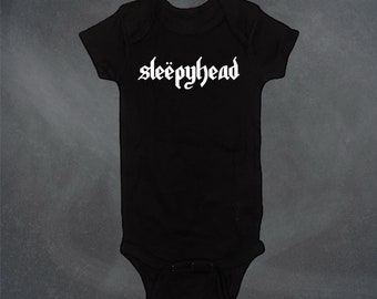 Body Sleepyhead con música rock y heavy metal, regalo para baby shower