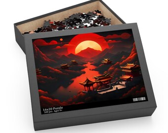 Puzzle « Crimson sky » 500 pièces pour adultes