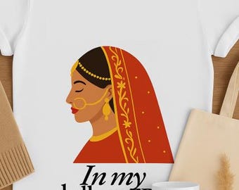 In My Dulhan Era – Indian Bride PNG | Transparent Background | South Asian Wedding Clipart | Printable Art for Bride-to-Be Gifts